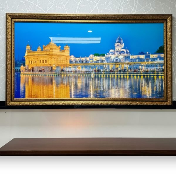 Golden Temple Nightscape Art