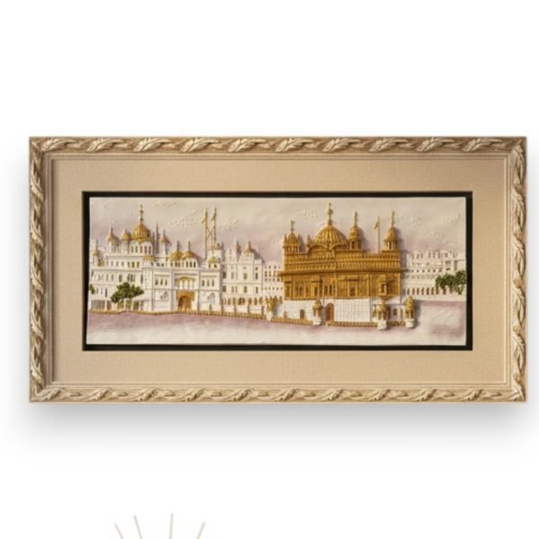 Golden Temple Embossed Art - Image 2