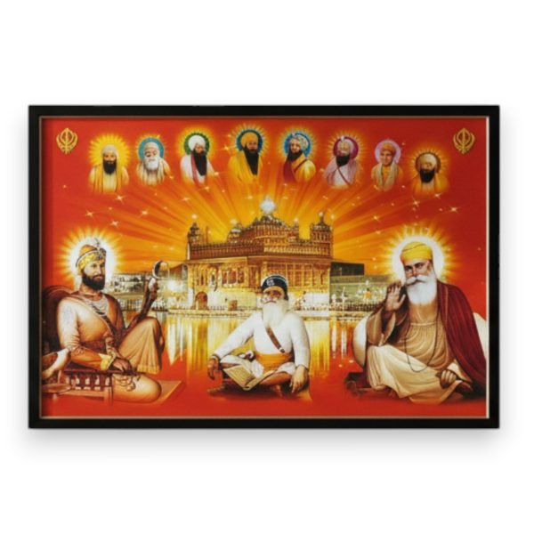 The Eternal Light of the Gurus: Wall Art - Image 2
