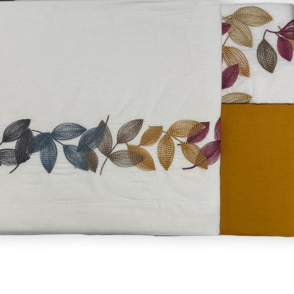 Turkish Cotton Autumn Leaves Duvet Set - Image 3