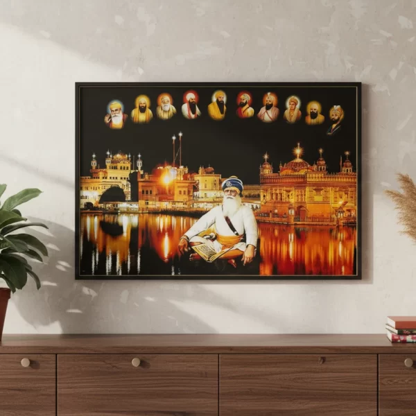 The Ten Gurus and Sri Harmandir Sahib Art