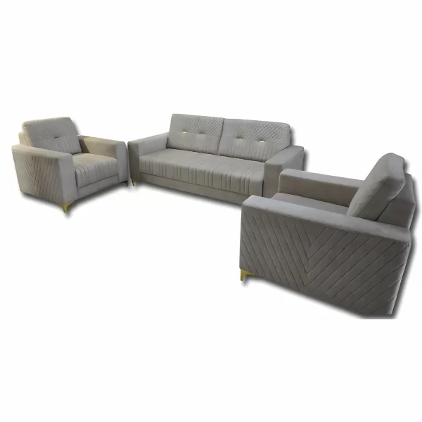 Chic & Contemporary 3-Piece Living Room Set - Image 5