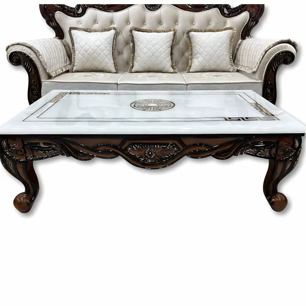 Classic 3-Piece Sofa Set with Hand-Carved Detailing - Image 5