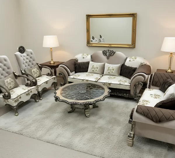 Majestic 4-Piece Grandeur Living Room Set with Coffee Table