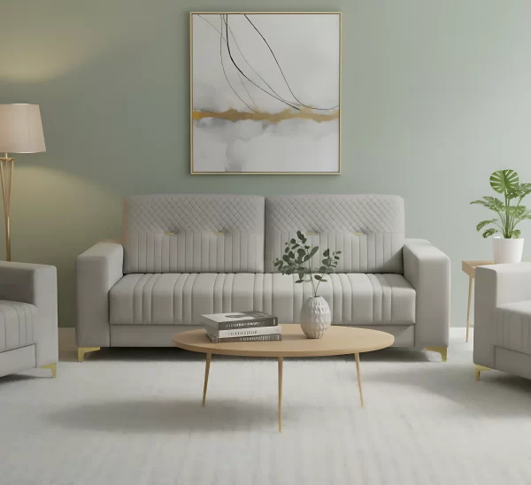 Chic & Contemporary 3-Piece Living Room Set