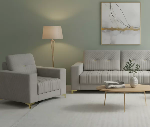 Chic & Contemporary 3-Piece Living Room Set - Image 2