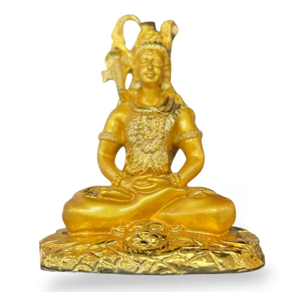 Golden Lord Shiva Statue - Image 2