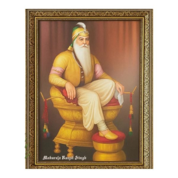 Grand Portrait of Maharaja Ranjit Singh - Image 2