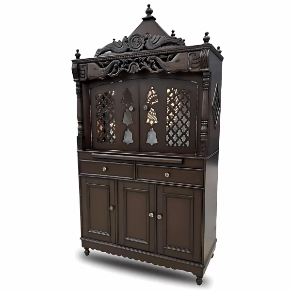 The Classic Carved Wooden Mandir - Image 3