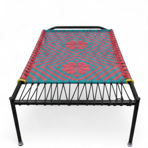Vibrant Handwoven Charpai/Daybed - Image 2