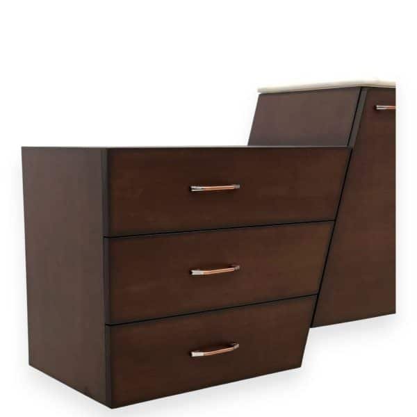Mid-Century Modern Sideboard with Marble Top - Image 2