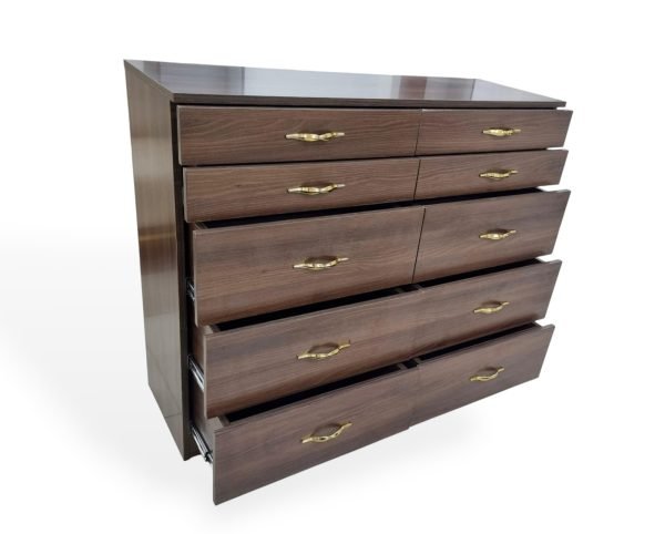 Modern Minimalist Ten-Drawer Dresser - Image 3