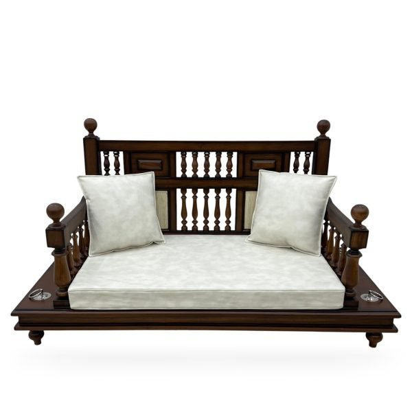 Elegant Teak Wood Indoor Swing - Image 3