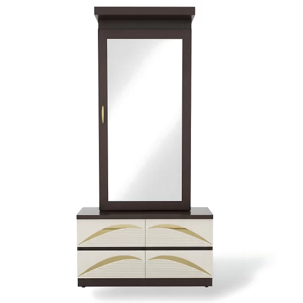 Modern Tall Dressing Table with Full-Length Mirror - Image 2