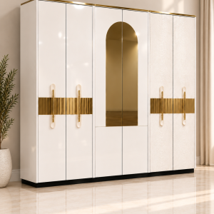 Regal White Gold Closet