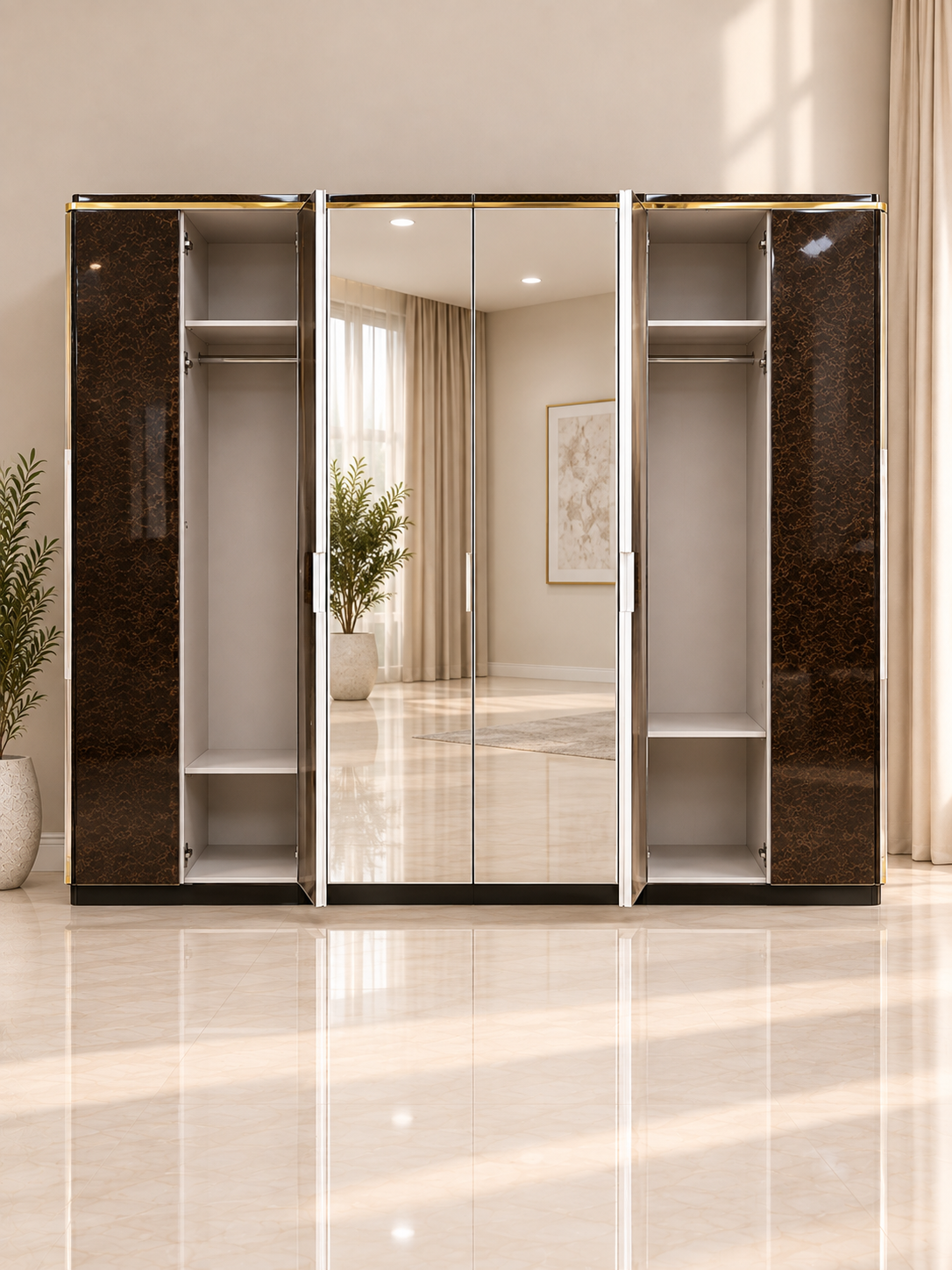 Royal Mirror Wardrobe - Image 2