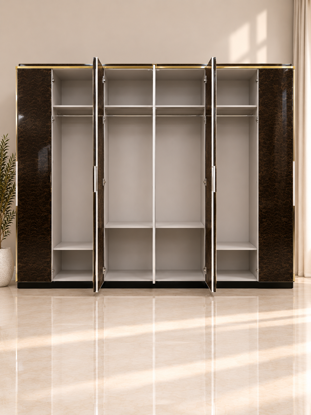 Royal Mirror Wardrobe - Image 3