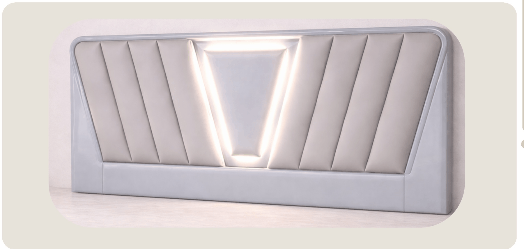 Gray-V King Storage Bed - Image 2