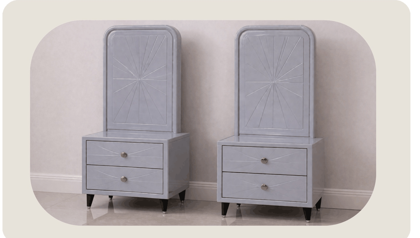 Gray-V King Storage Bed - Image 3