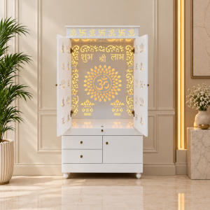 Divine Aura White LED Temple